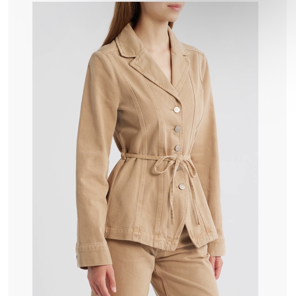 Damson Madder Francie Tie Front Blazer